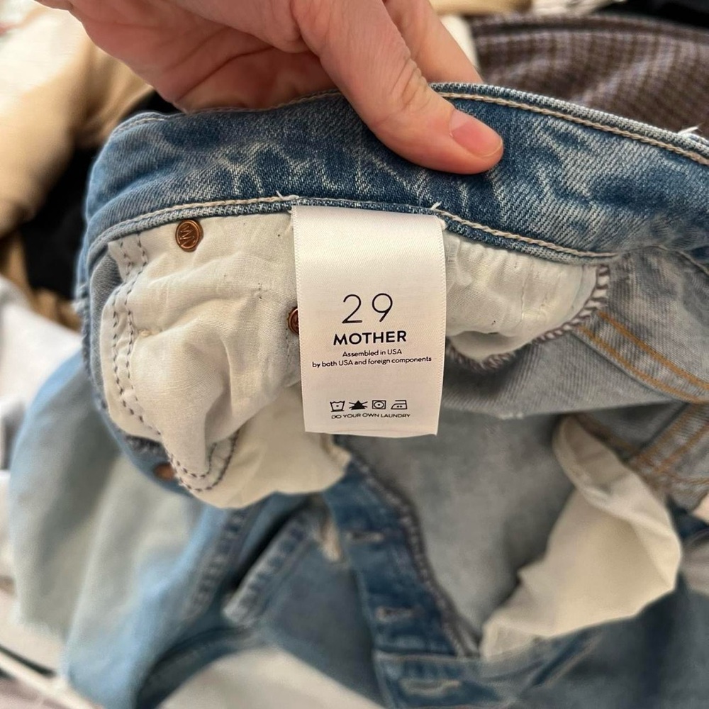 Mother Superior The Tomcat Distressed Straight Leg Jeans in The Confession - Picture 3 of 7